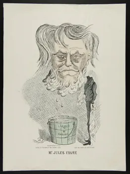 Duclaux ; Madre caricature Mr. JULES FAVRE Paris 1871 1996.26.69 Photo