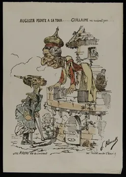Klenck V. ; Madre ; Talons caricature AUGUSTA MONTE A SA TOUR......GUILLAUME ne revient pas.... Paris 1870-1871 1996.26.74 Photo