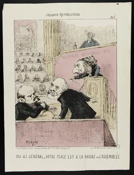 Patrioty ; Talons caricature CROQUIS REPUBLICAINS Paris 1871 1996.26.76 Photo