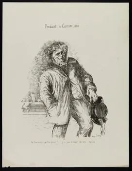 Leroy caricature Pendant la Commune Paris 1871 1996.26.78  Photo
