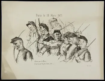 Chouquet L. ; Leroy caricature Paris le 18 Mars 1871 Paris 1871 1996.4.11  Photo