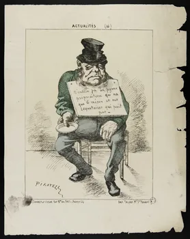 Pilotell ; Talons caricature ACTUALITES (16) Paris 1871 1996.4.25 Photo