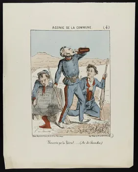 G. de Marcilly ; Talons caricature AGONIE DE LA COMMUNE. (4) Paris 1871 1996.4.37 Photo