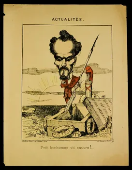 B. Moloch ; Lithographie Barousse ; Saillant caricature ACTUALITES. Paris 1871-1875 1996.4.45 Photo