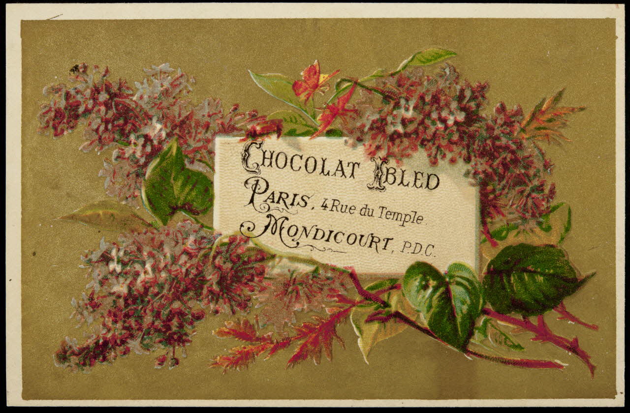 Répessé-Crépel carte réclame chromo Paris 1879-1905 1996.40.1003.1 Photo