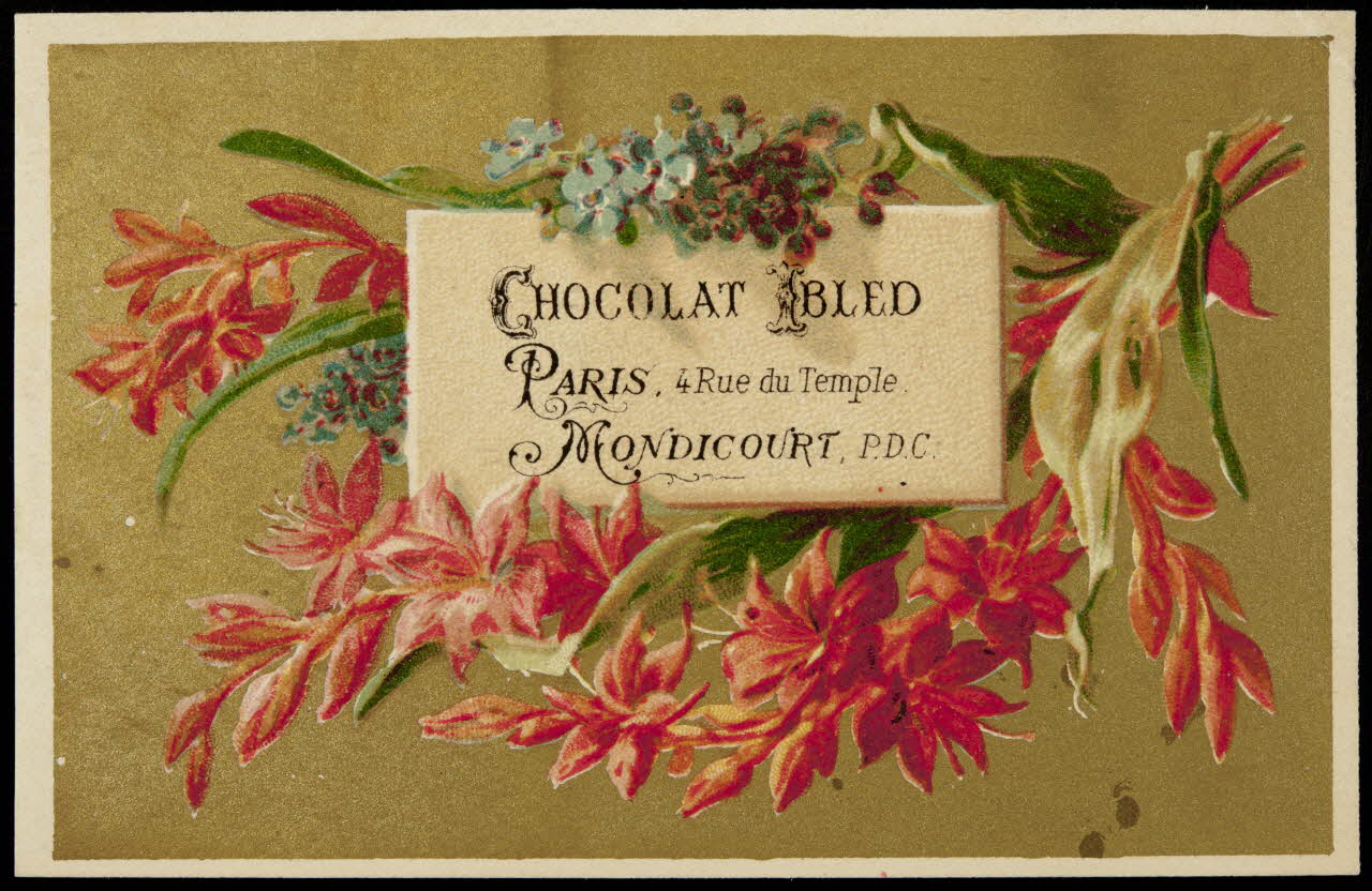 Répessé-Crépel carte réclame chromo Paris 1879-1905 1996.40.1003.2 Photo