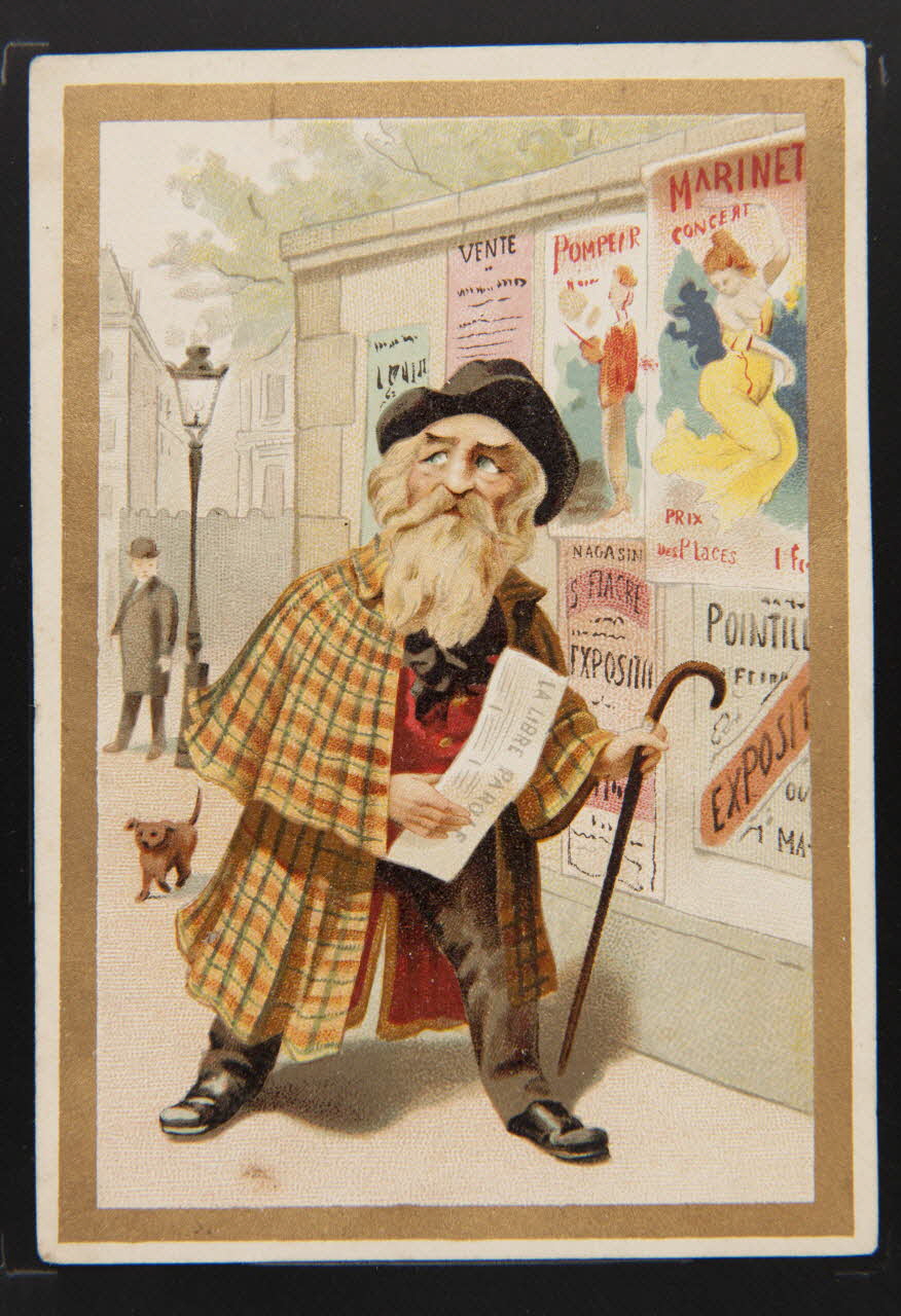 Legras carte réclame chromo Paris 1880-1920 1996.40.1007.4 Photo