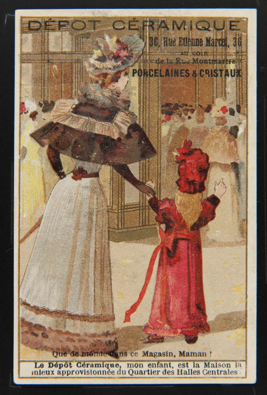 Legras carte réclame chromo Paris 1880-1920 1996.40.1009.1 Photo