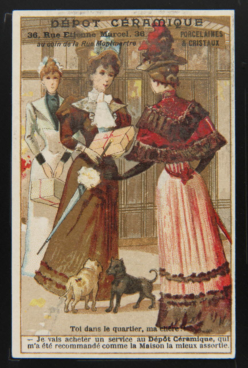 Legras carte réclame chromo Paris 1880-1920 1996.40.1009.2 Photo