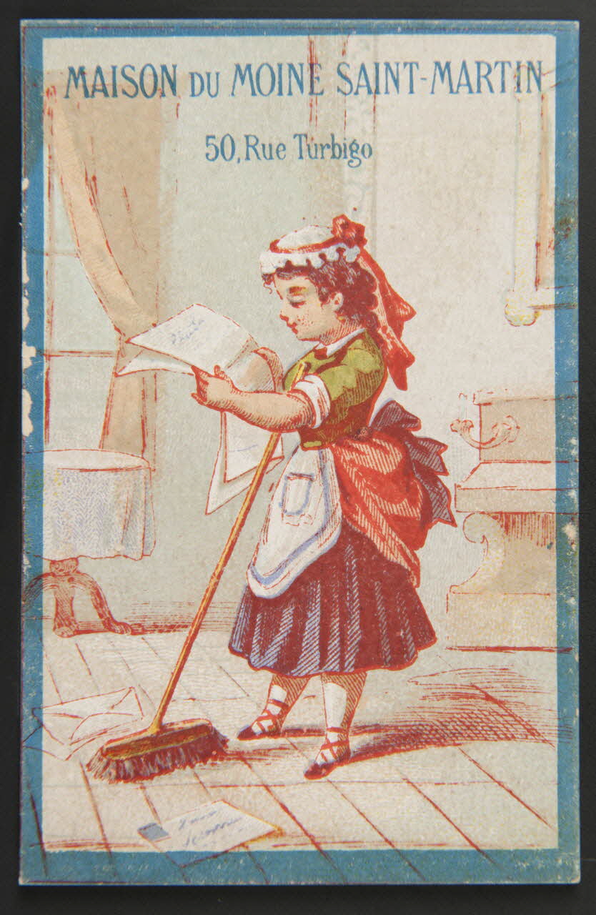 Gautier Ch. carte réclame chromo Paris 1880-1920 1996.40.1012.1 Photo