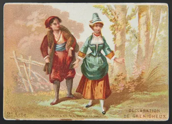 A. Leroy carte réclame chromo Paris 1880-1920 1996.40.1013.1  Photo