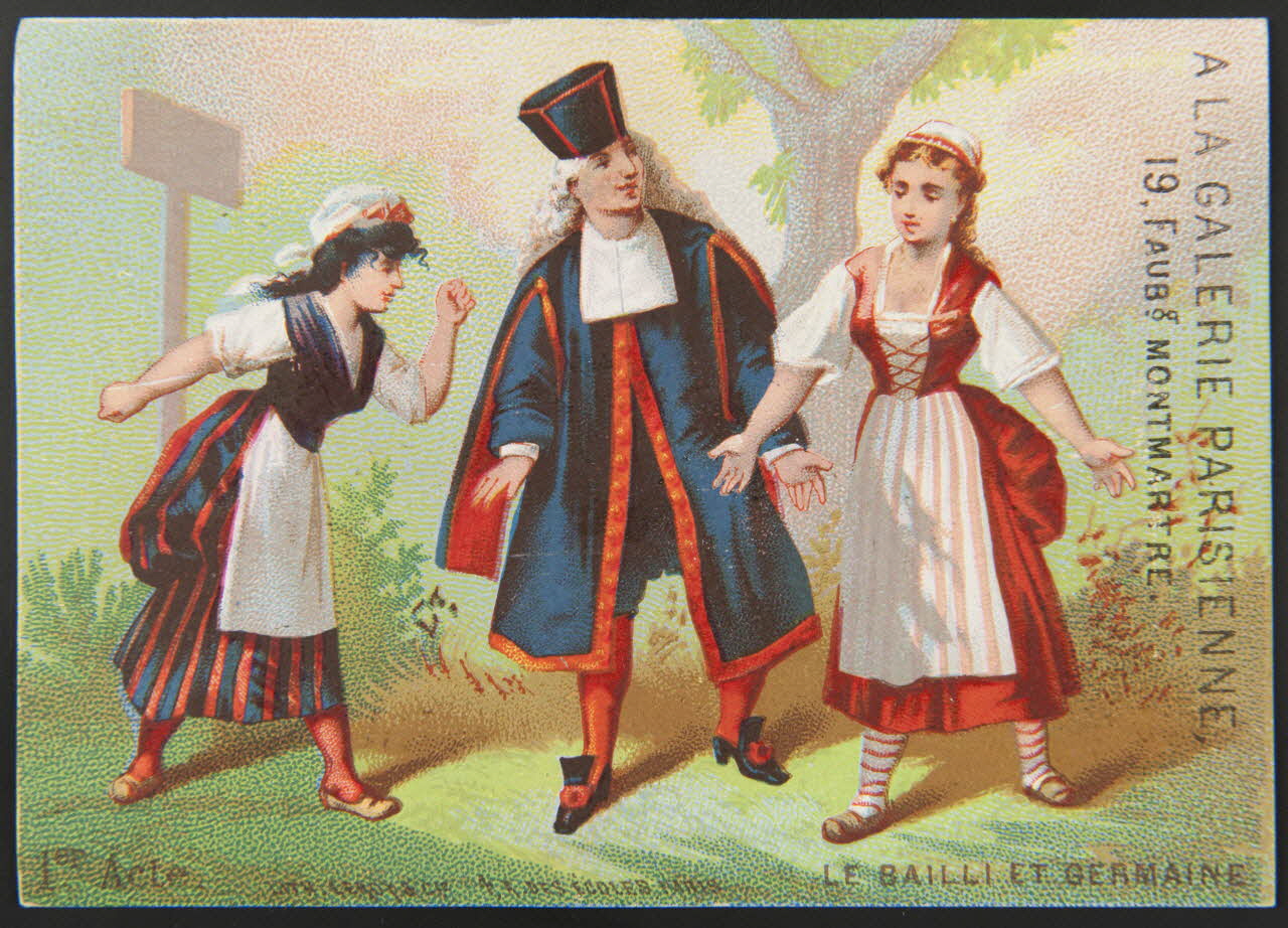 A. Leroy carte réclame chromo Paris 1880-1920 1996.40.1013.2 Photo