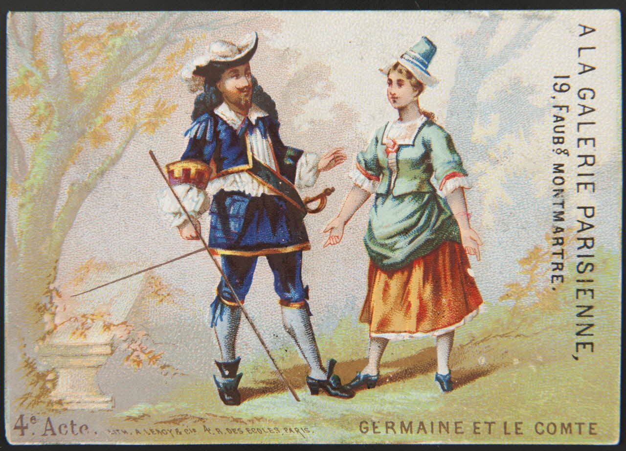 A. Leroy carte réclame chromo Paris 1880-1920 1996.40.1013.6 Photo