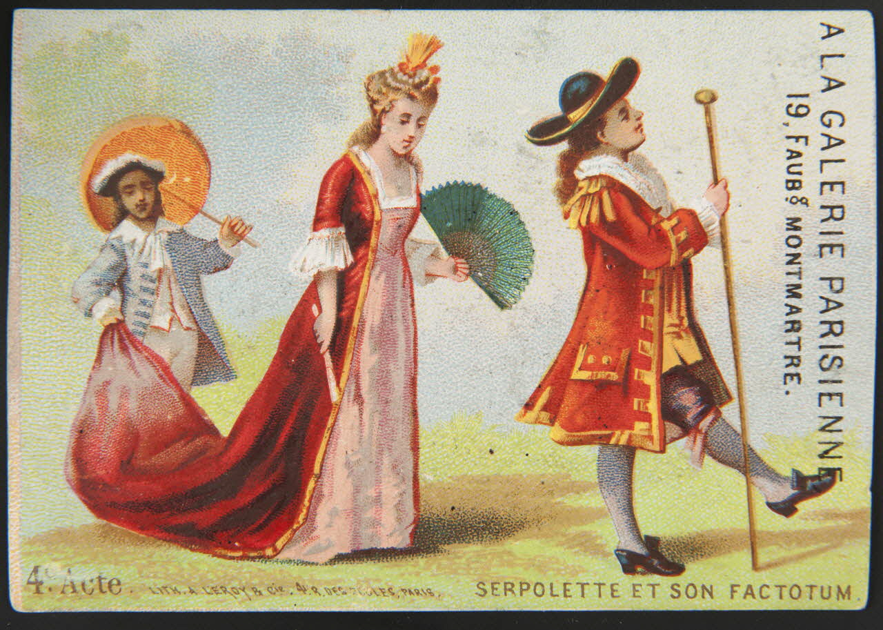 A. Leroy carte réclame chromo Paris 1880-1920 1996.40.1013.7 Photo