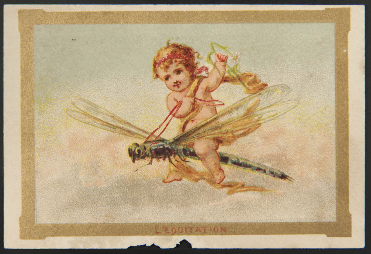 carte réclame chromo Paris 1880-1920 1996.40.1014.4 Photo