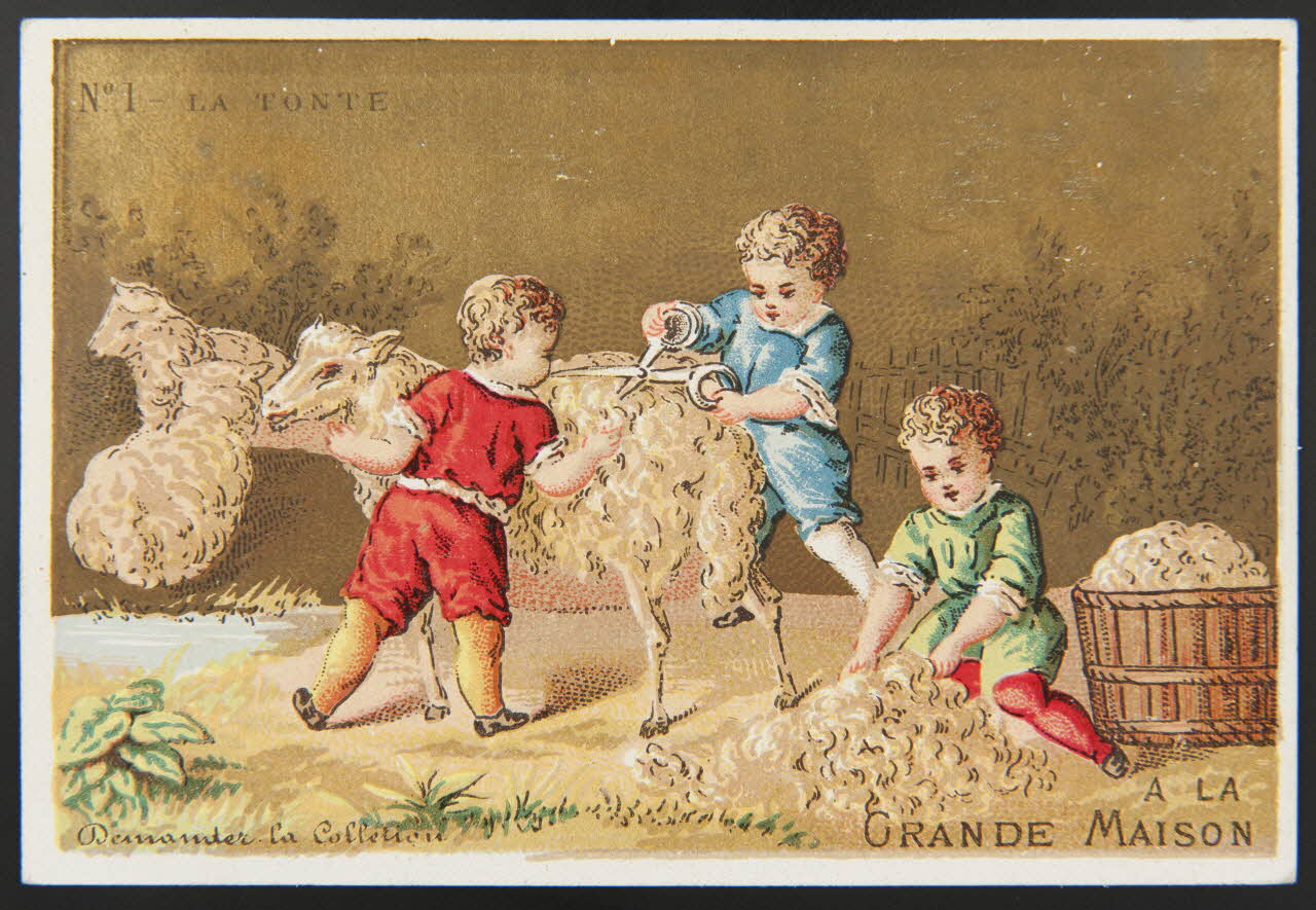 Leroy carte réclame chromo Paris 1880-1920 1996.40.1015.1 Photo