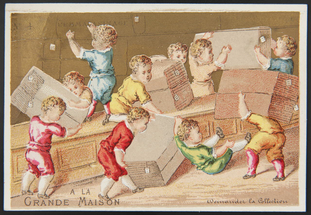 Leroy carte réclame chromo Paris 1880-1920 1996.40.1015.4 Photo