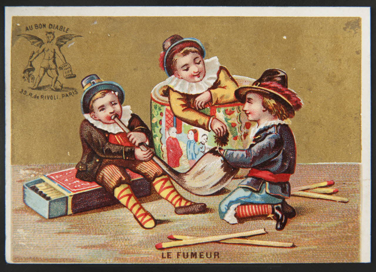 Gauthier Ch. carte réclame chromo Paris 1880-1920 1996.40.1016.2 Photo