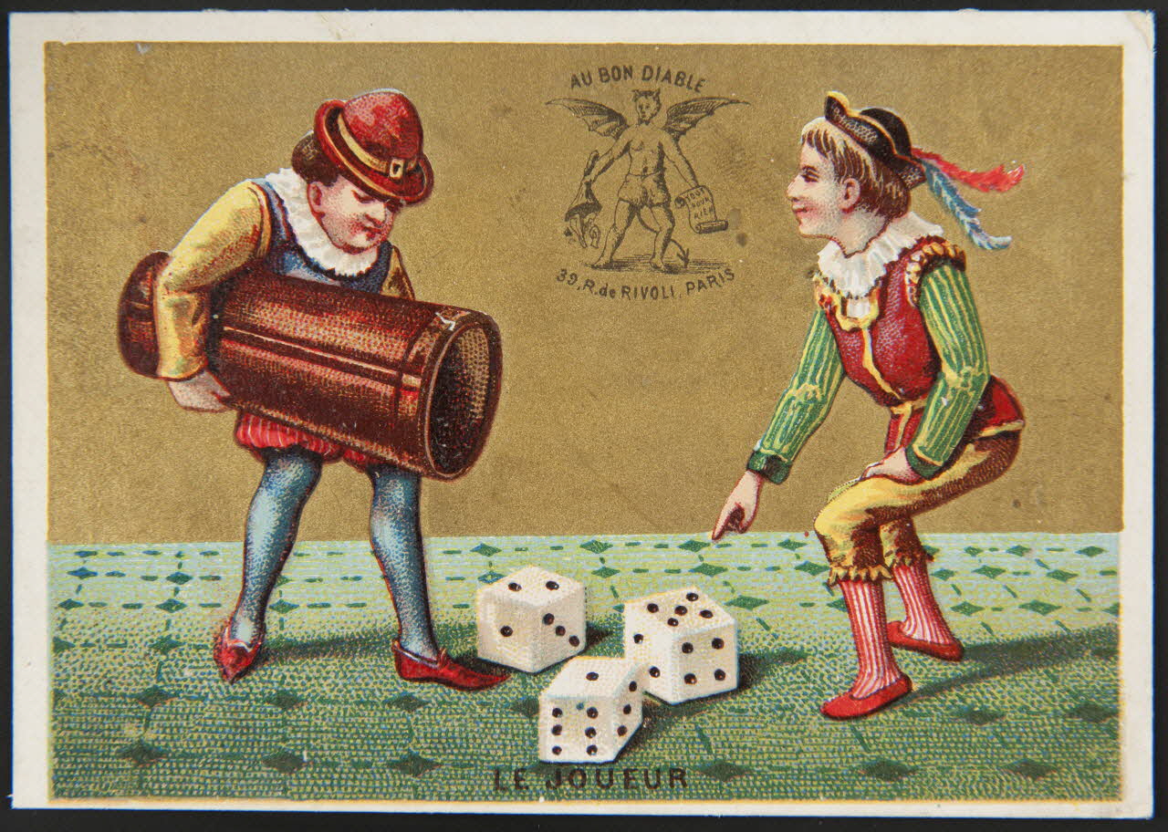 Gauthier Ch. carte réclame chromo Paris 1880-1920 1996.40.1016.3 Photo