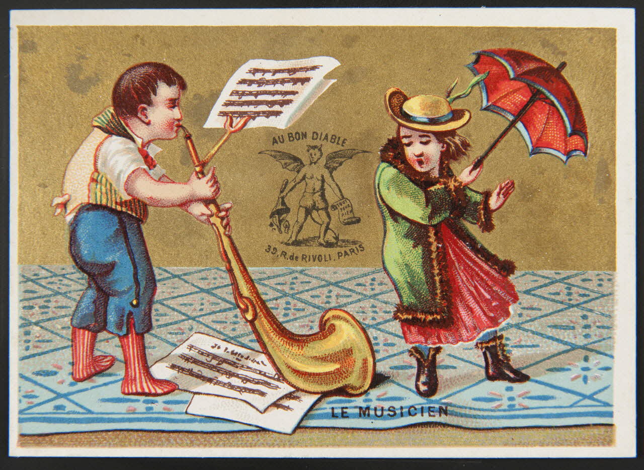 Gauthier Ch. carte réclame chromo Paris 1880-1920 1996.40.1016.4 Photo