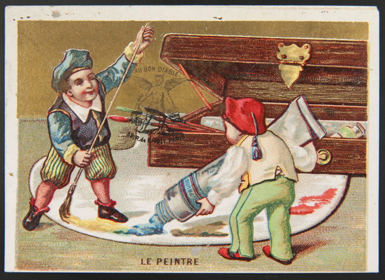 Gauthier Ch. carte réclame chromo Paris 1880-1920 1996.40.1016.5 Photo