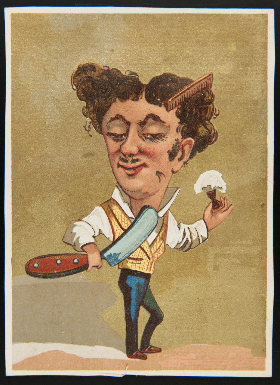 carte réclame chromo Paris 1880-1920 1996.40.1019.2 Photo