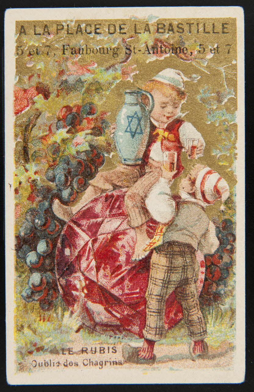 carte réclame chromo Paris 1880-1920 1996.40.1020.2 Photo