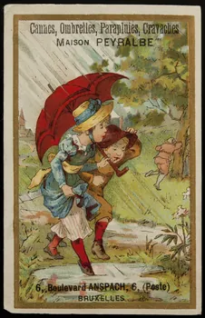Ad. Mertens carte réclame chromo Paris 1880-1920 1996.40.1021.10 Photo