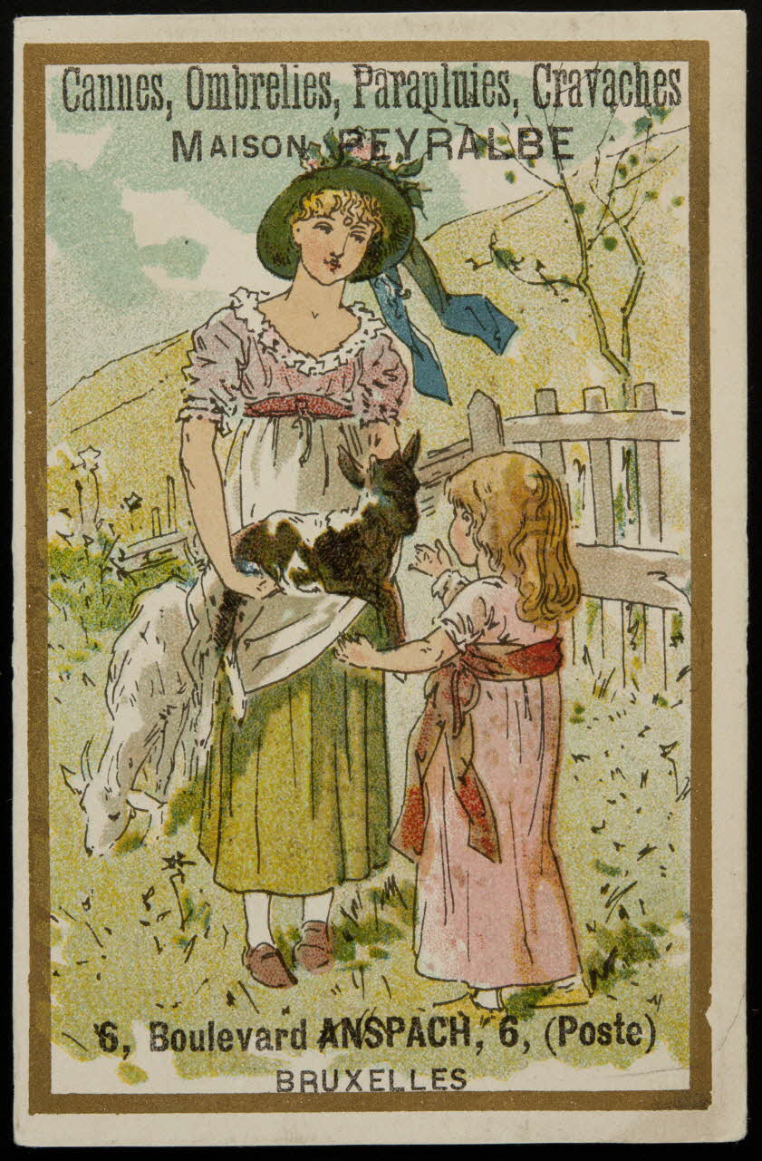 Ad. Mertens carte réclame chromo Paris 1880-1920 1996.40.1021.4 Photo