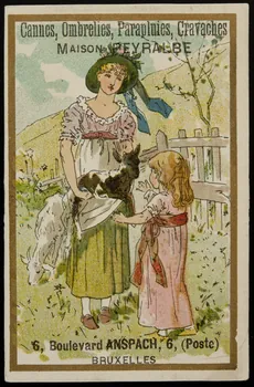 Ad. Mertens carte réclame chromo Paris 1880-1920 1996.40.1021.4 Photo
