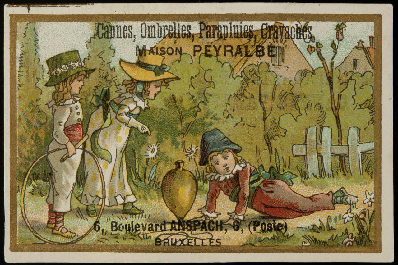 Ad. Mertens carte réclame chromo Paris 1880-1920 1996.40.1021.6 Photo