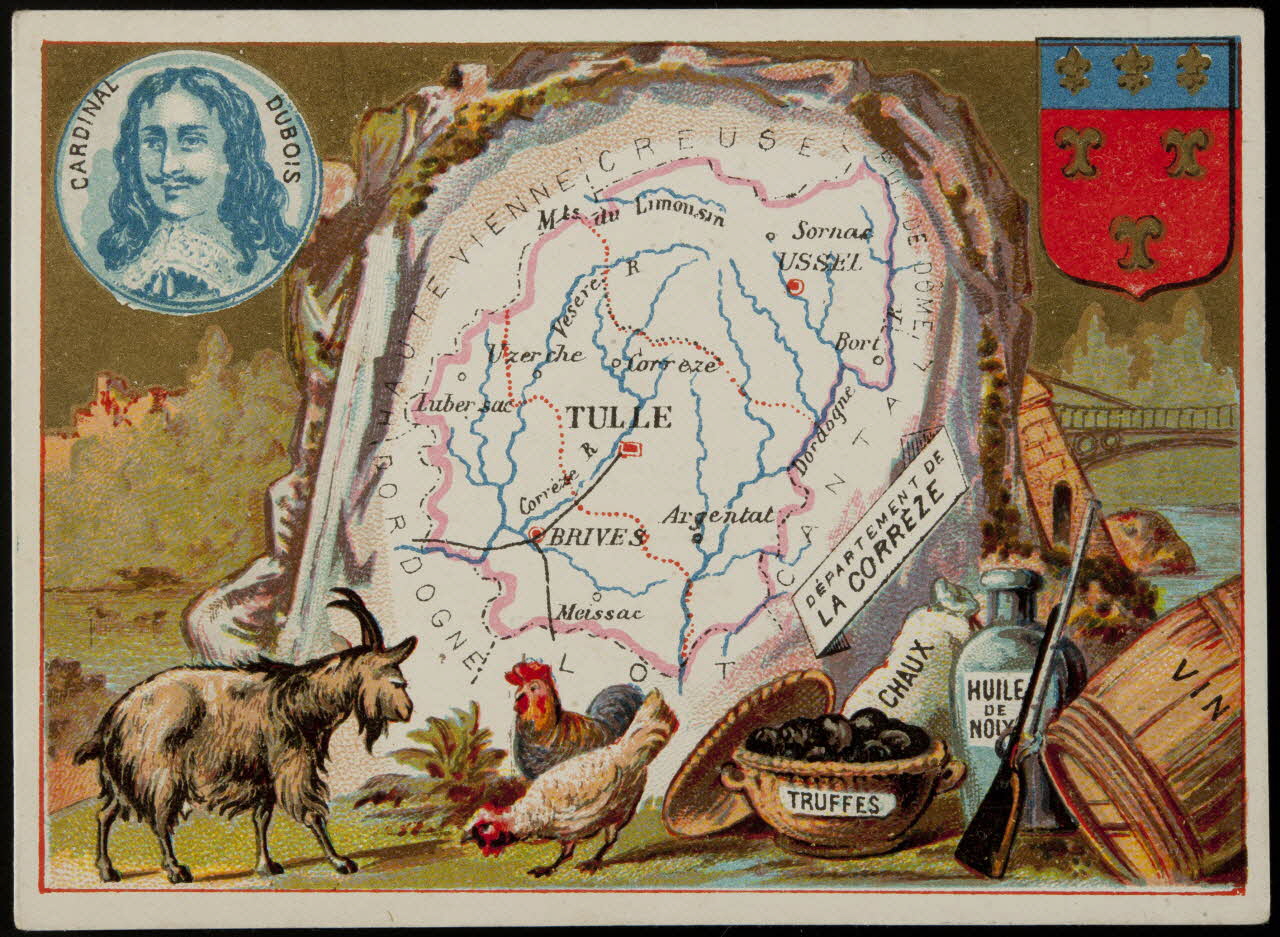 carte réclame chromo Paris 1880-1920 1996.40.1022.1 Photo