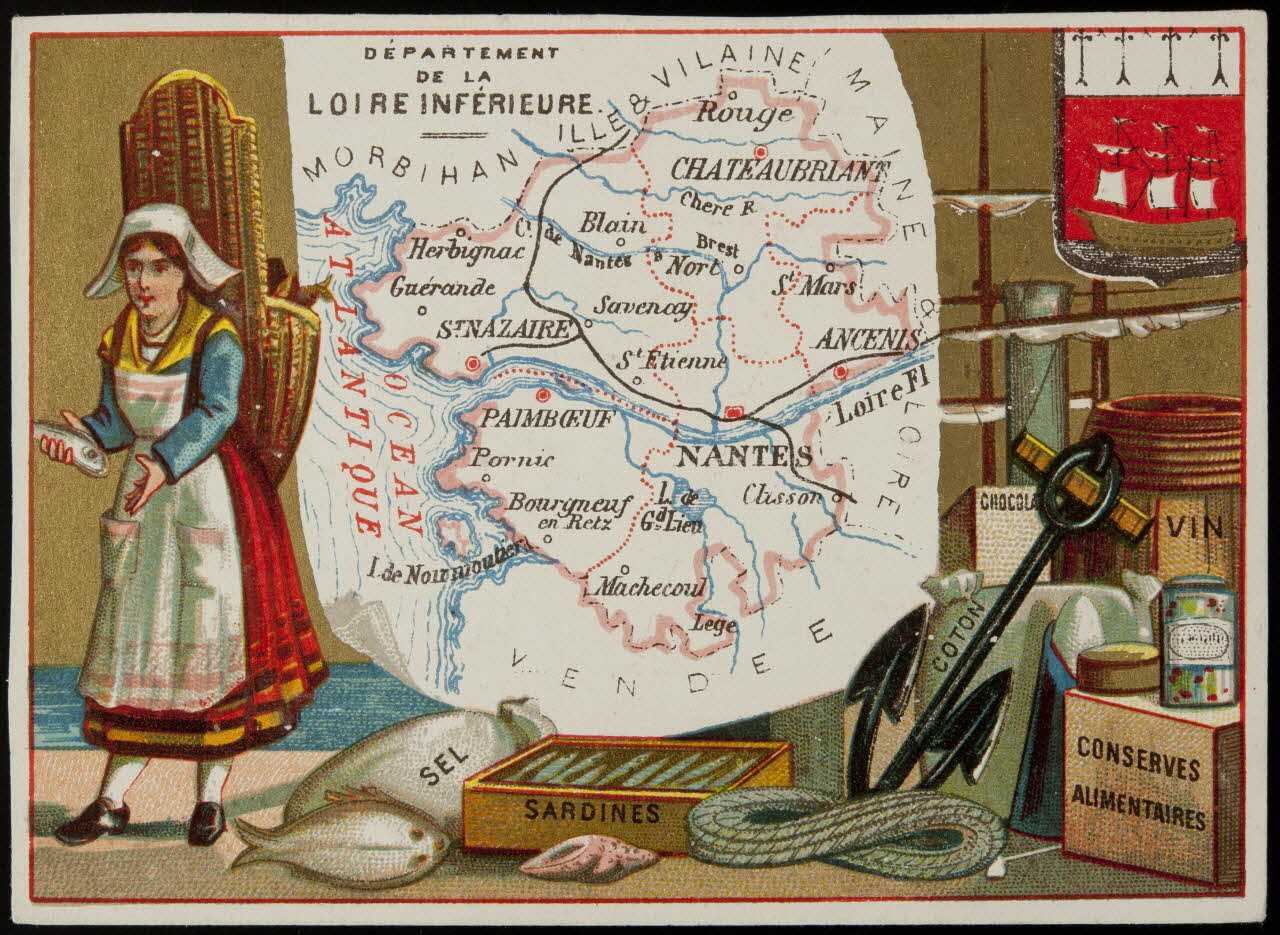Millaud frères carte réclame chromo Paris 1880-1920 1996.40.1022.2 Photo