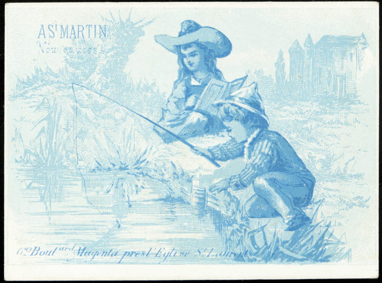 Mertens Léon carte réclame chromo Paris 1880-1920 1996.40.1026.1 Photo