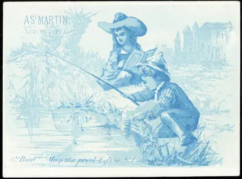 Mertens Léon carte réclame chromo Paris 1880-1920 1996.40.1026.1 Photo