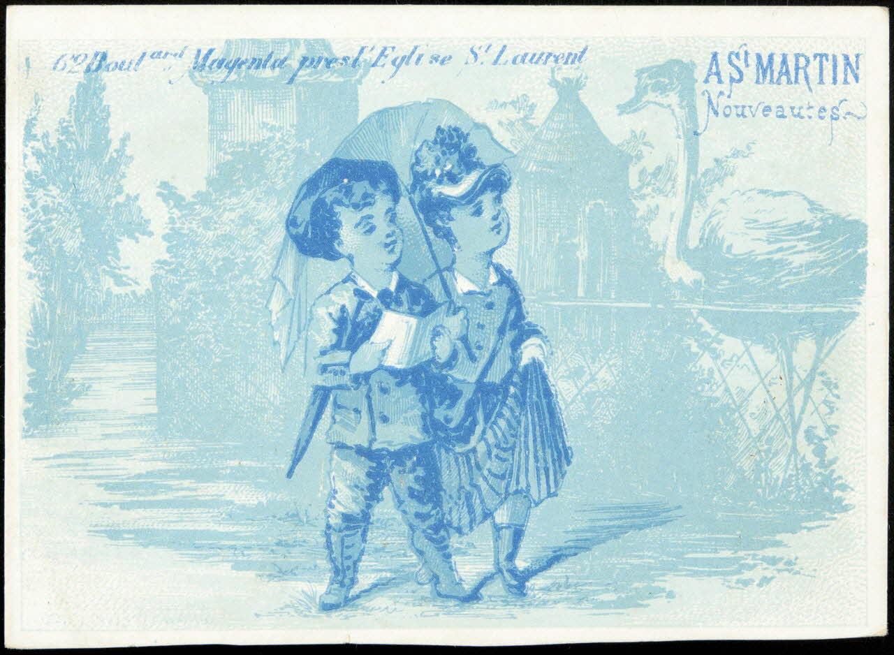 Mertens Léon carte réclame chromo Paris 1880-1920 1996.40.1026.2 Photo