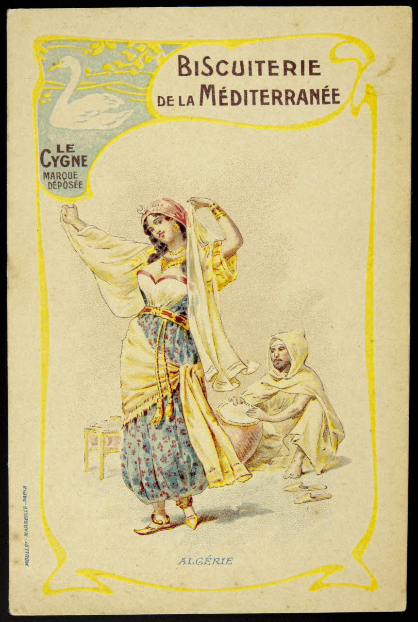 Etablissements Moullot carte réclame chromo Paris 1880-1920 1996.40.1029.1 Photo