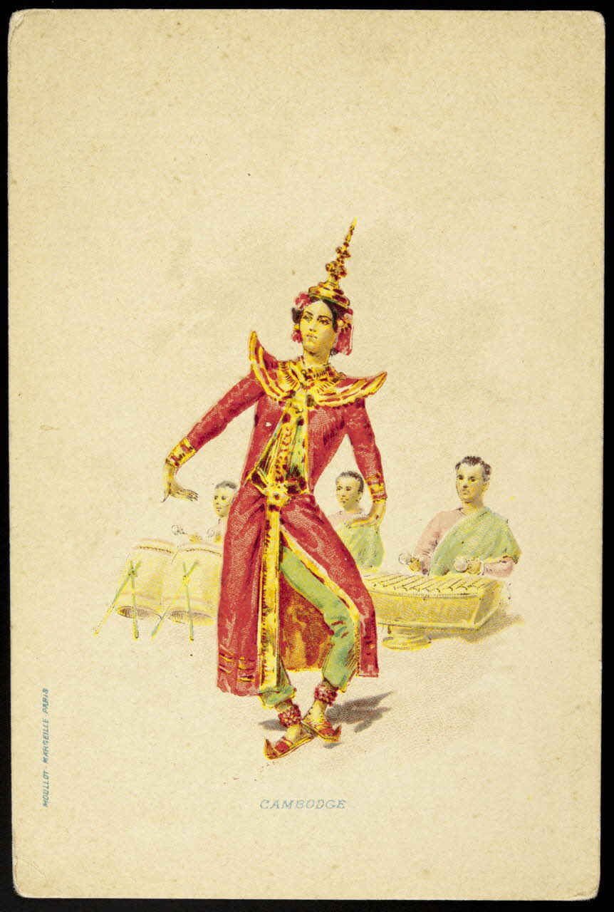 Etablissements Moullot carte réclame chromo Paris 1880-1920 1996.40.1029.2 Photo