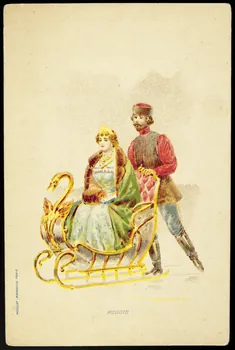 Etablissements Moullot carte réclame chromo Paris 1880-1920 1996.40.1029.3 Photo