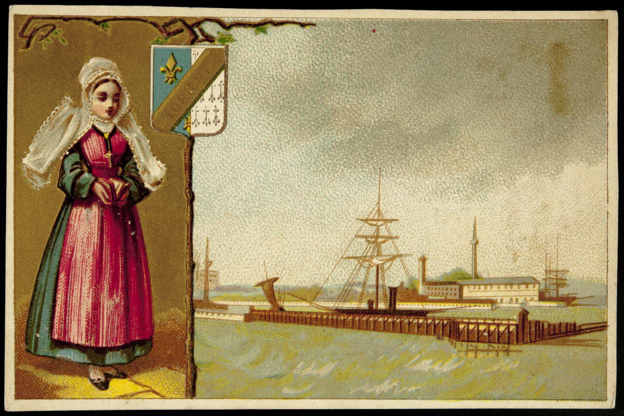 Lessertisseux carte réclame chromo Paris 1880-1890 1996.40.1030.10 Photo