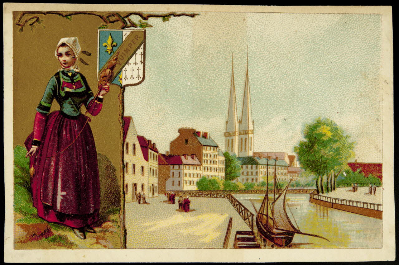 carte réclame chromo Paris 1880-1890 1996.40.1030.13 Photo