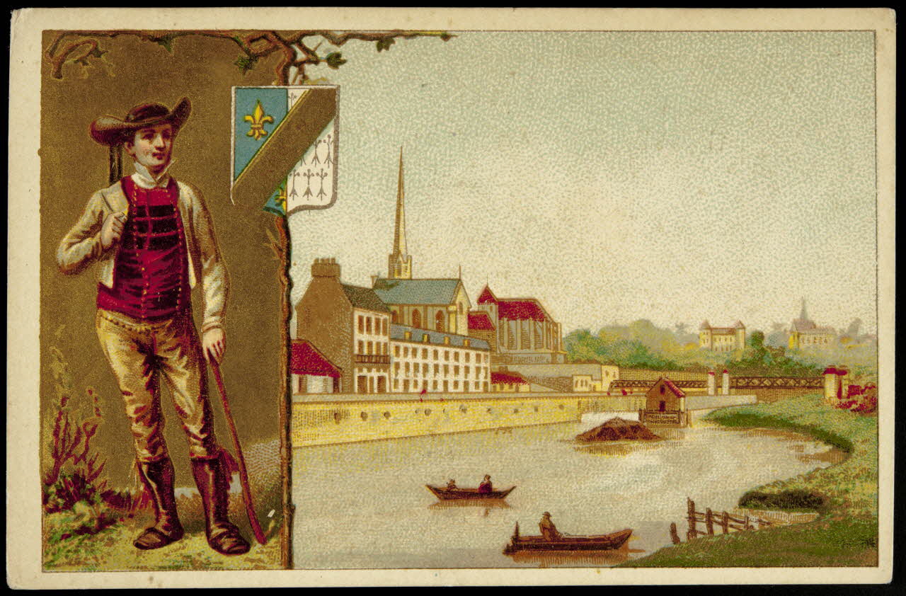 Lessertisseux carte réclame chromo Paris 1880-1890 1996.40.1030.14 Photo