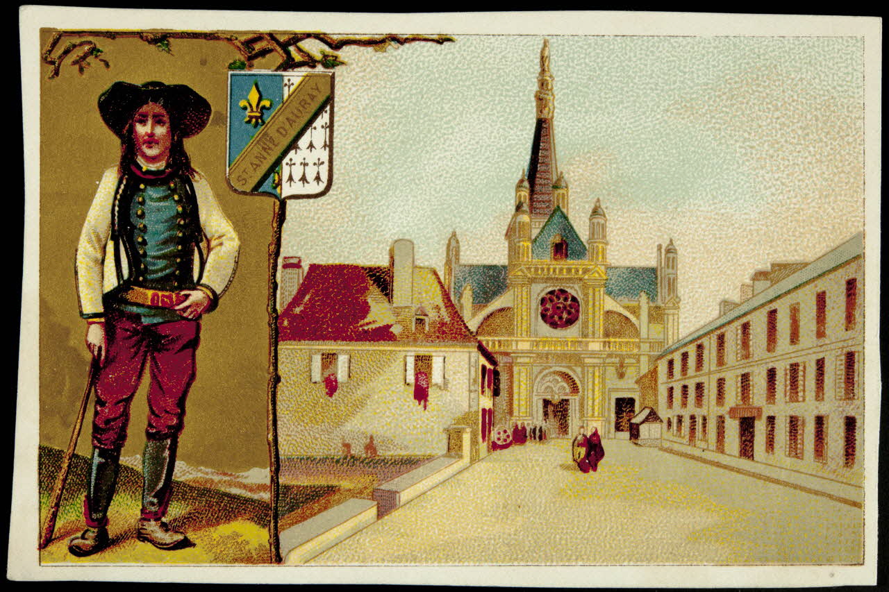 carte réclame chromo Paris 1880-1890 1996.40.1030.16 Photo