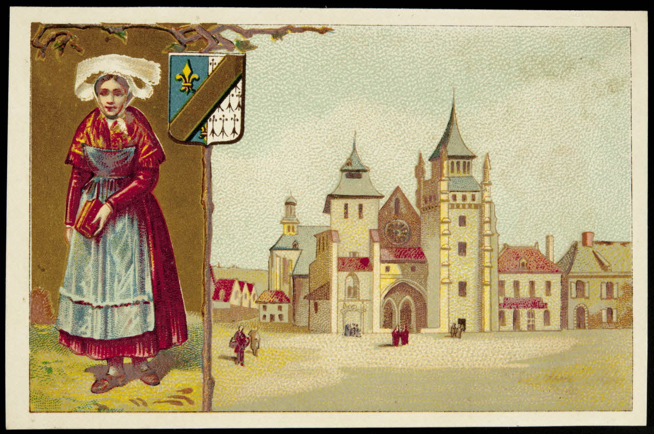 carte réclame chromo Paris 1880-1890 1996.40.1030.17 Photo