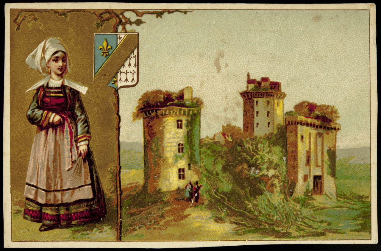 Lessertisseux carte réclame chromo Paris 1880-1890 1996.40.1030.19 Photo