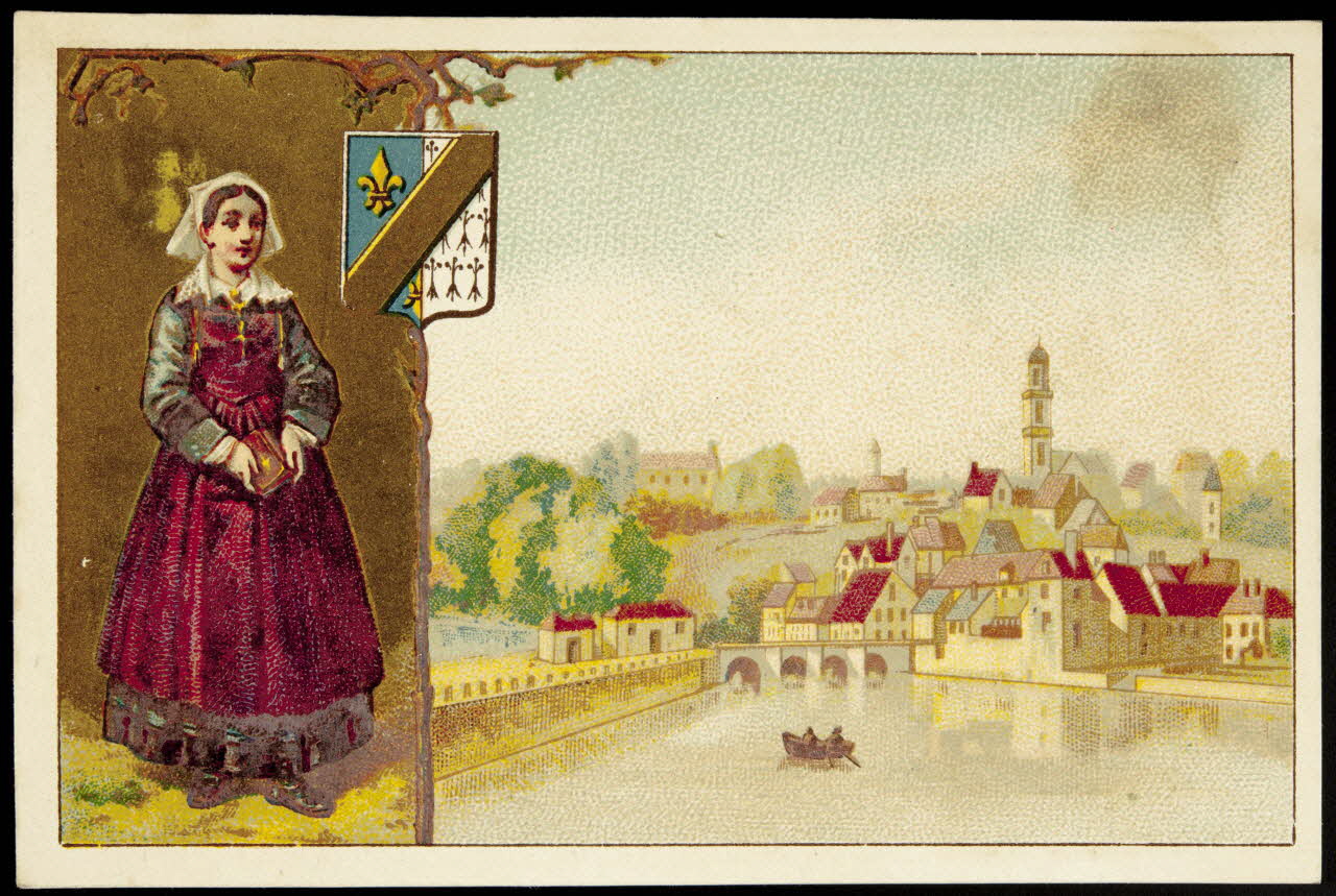 carte réclame chromo Paris 1880-1890 1996.40.1030.2 Photo