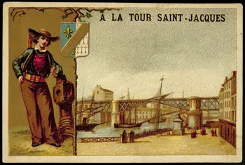 carte réclame chromo Paris 1880-1890 1996.40.1030.3 Photo