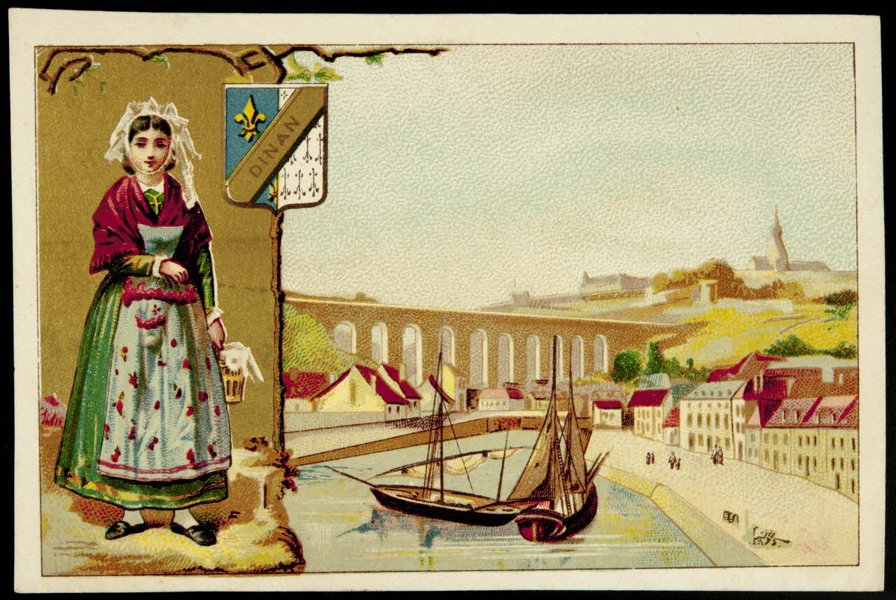 carte réclame chromo Paris 1880-1890 1996.40.1030.6 Photo