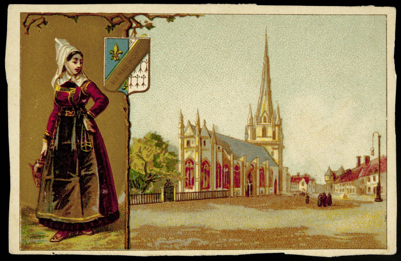 carte réclame chromo Paris 1880-1890 1996.40.1030.8 Photo