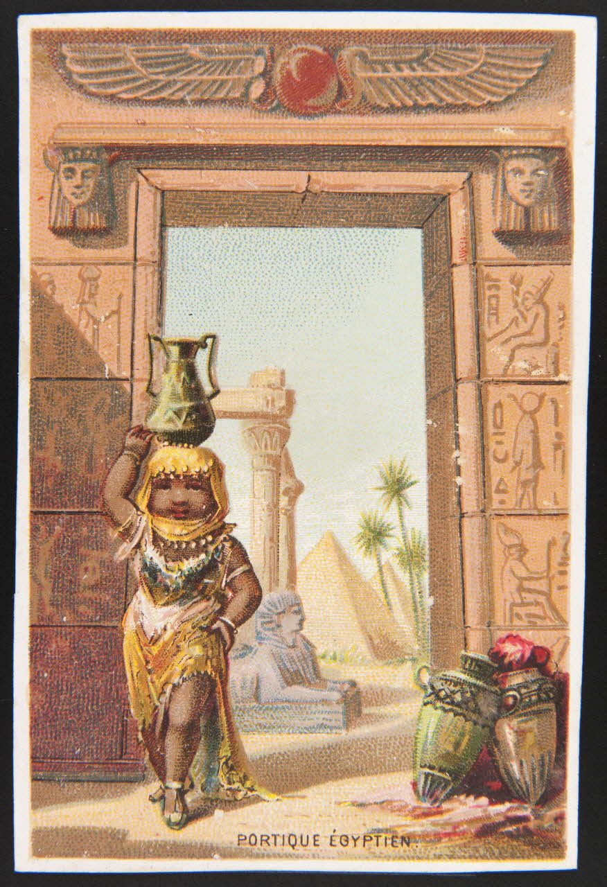 carte réclame chromo Paris 1880-1920 1996.40.1033.2 Photo